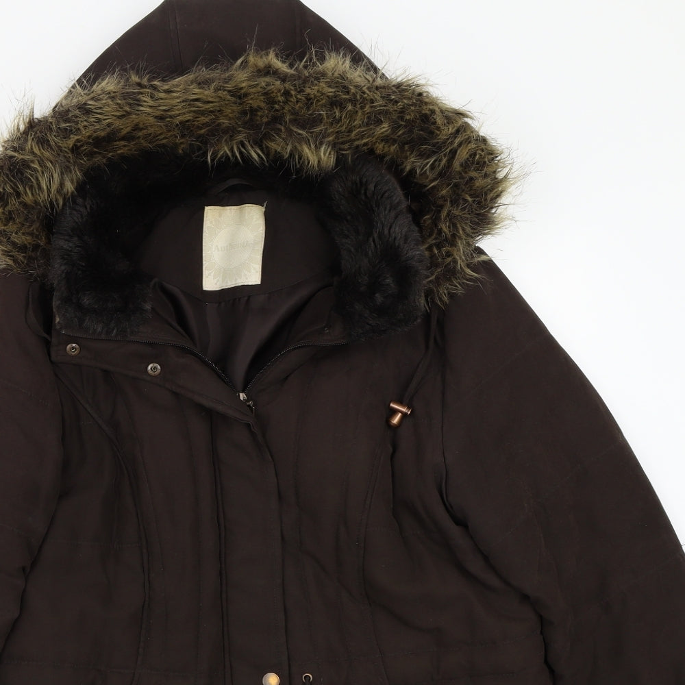 Womens UK Size 14 BHS Brown Jacket