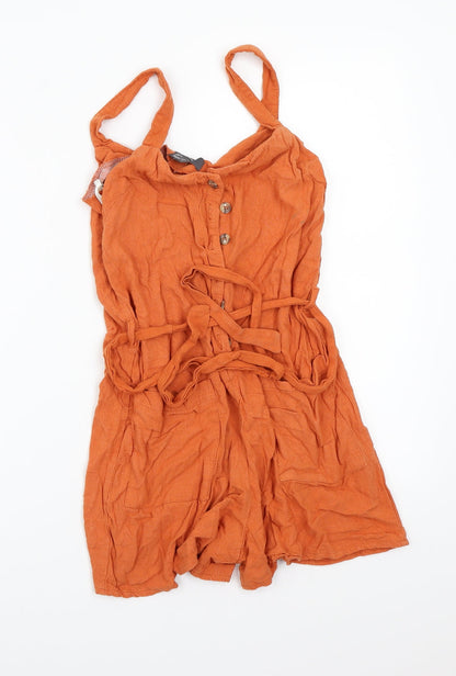 Primark Womens Brown   Playsuit One-Piece Size 6