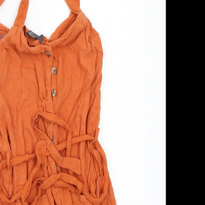 Primark Womens Brown   Playsuit One-Piece Size 6