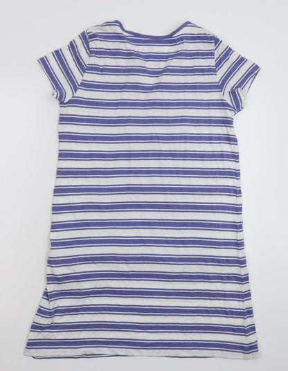 BM Womens Multicoloured Striped  T-Shirt Dress  Size S
