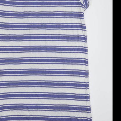BM Womens Multicoloured Striped  T-Shirt Dress  Size S