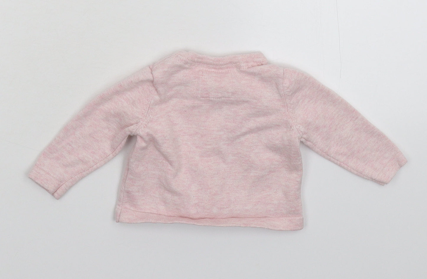 Earlydays Girls Pink  Knit Cardigan Jumper Size 0-3 Months