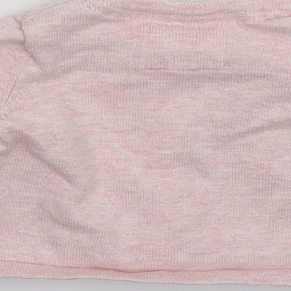 Earlydays Girls Pink  Knit Cardigan Jumper Size 0-3 Months