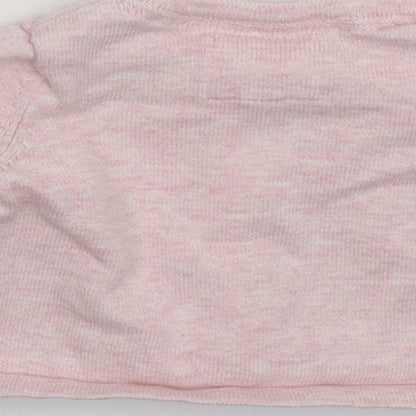 Earlydays Girls Pink  Knit Cardigan Jumper Size 0-3 Months