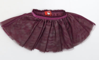 Hello Kitty Girls Purple   Tutu Skirt Size 0-3 Months