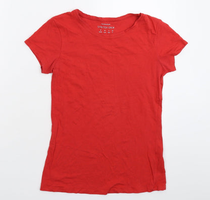Primark Womens Red   Basic T-Shirt Size 10