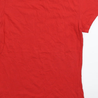Primark Womens Red   Basic T-Shirt Size 10