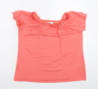 Papaya Womens Pink   Basic T-Shirt Size 12