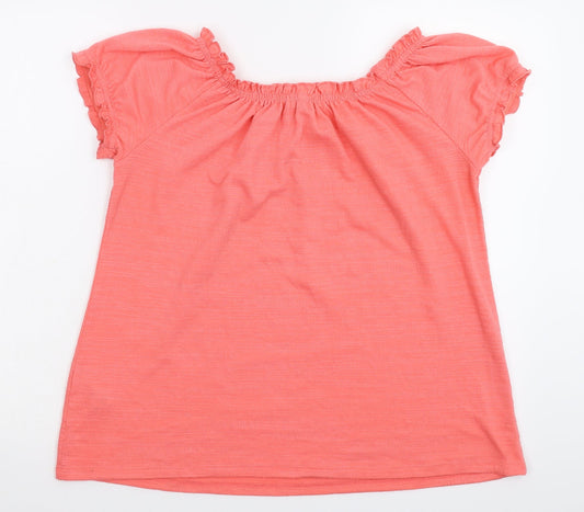 Papaya Womens Pink   Basic T-Shirt Size 12