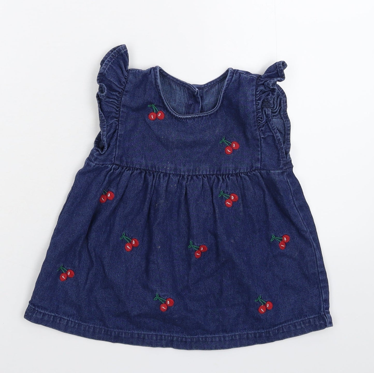 Matalan Girls Blue  Denim Fit & Flare  Size 2-3 Years