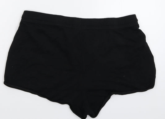Papaya Womens Black   Hot Pants Shorts Size 14