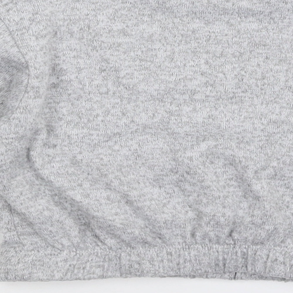 Matalan Girls Grey   Pullover Jumper Size 4 Years