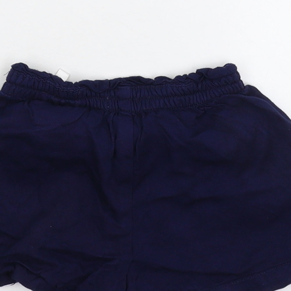 H&M Girls Blue   Hot Pants Shorts Size 3-4 Years