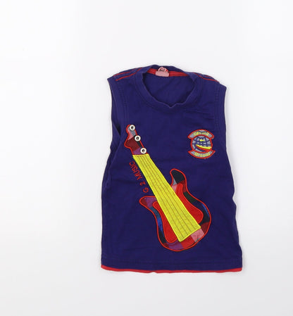 Disney Boys Blue   Basic Tank Size 2-3 Years  - Cars Disney Pixar
