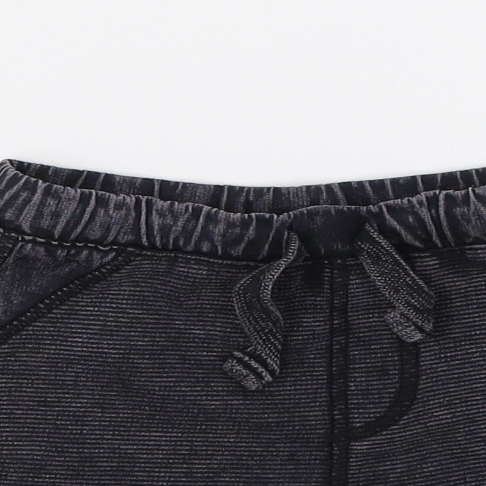 Fred & flo Baby Black   Cropped Trousers Size 6-9 Months