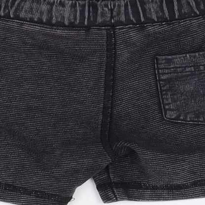 Fred & flo Baby Black   Cropped Trousers Size 6-9 Months