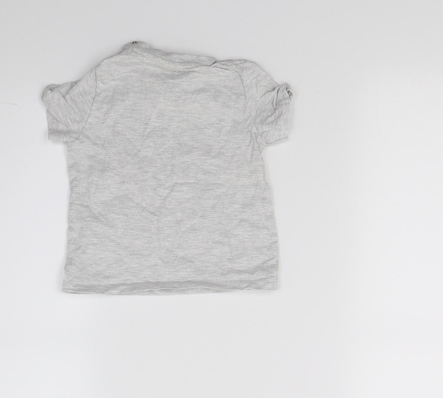 F&F Baby Grey  Jersey Basic T-Shirt Size 6-9 Months