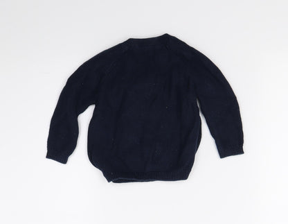 Tue Baby Blue  Knit Pullover Jumper Size 3-6 Months