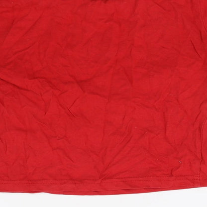 Primark Boys Red  Jersey Basic T-Shirt Size 2-3 Years  - Best Bro Ever