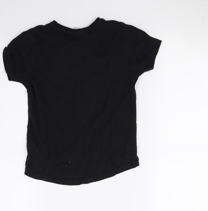 Pokermon Boys Black   Basic T-Shirt Size 4-5 Years  - Pokermon