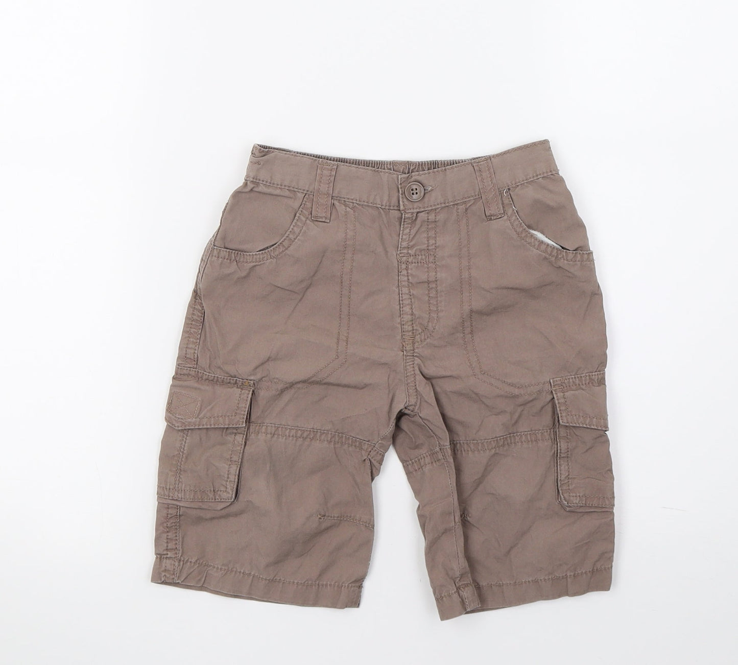 Matalan Boys Brown   Cargo Shorts Size 2-3 Years