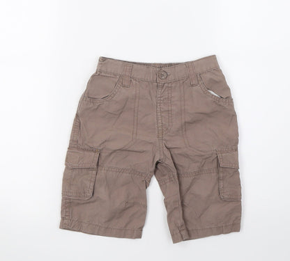 Matalan Boys Brown   Cargo Shorts Size 2-3 Years