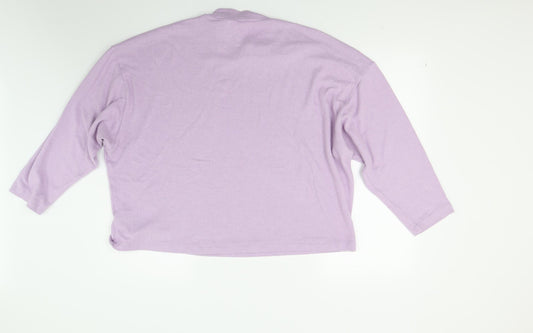 H&M Womens Purple   Pullover Sweatshirt Size M