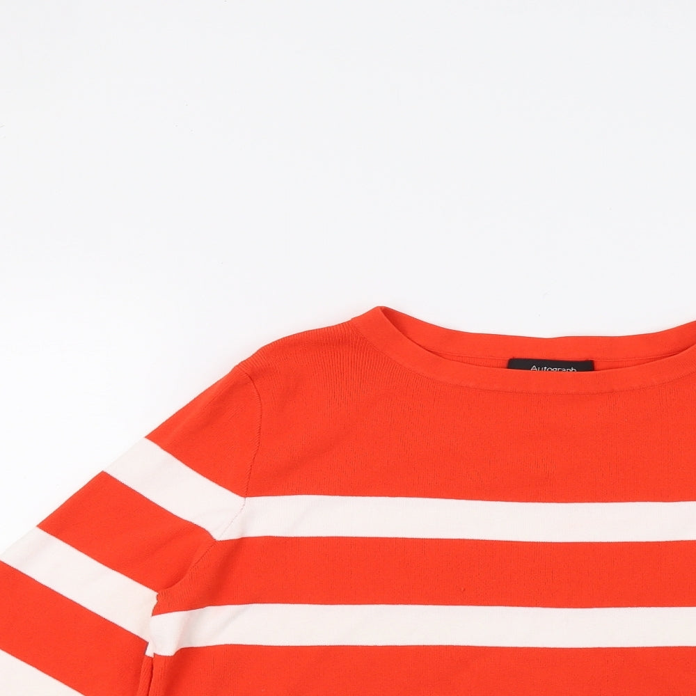 Womens UK Size 8 Marks and Spencer Red Pullover Sweatshirt