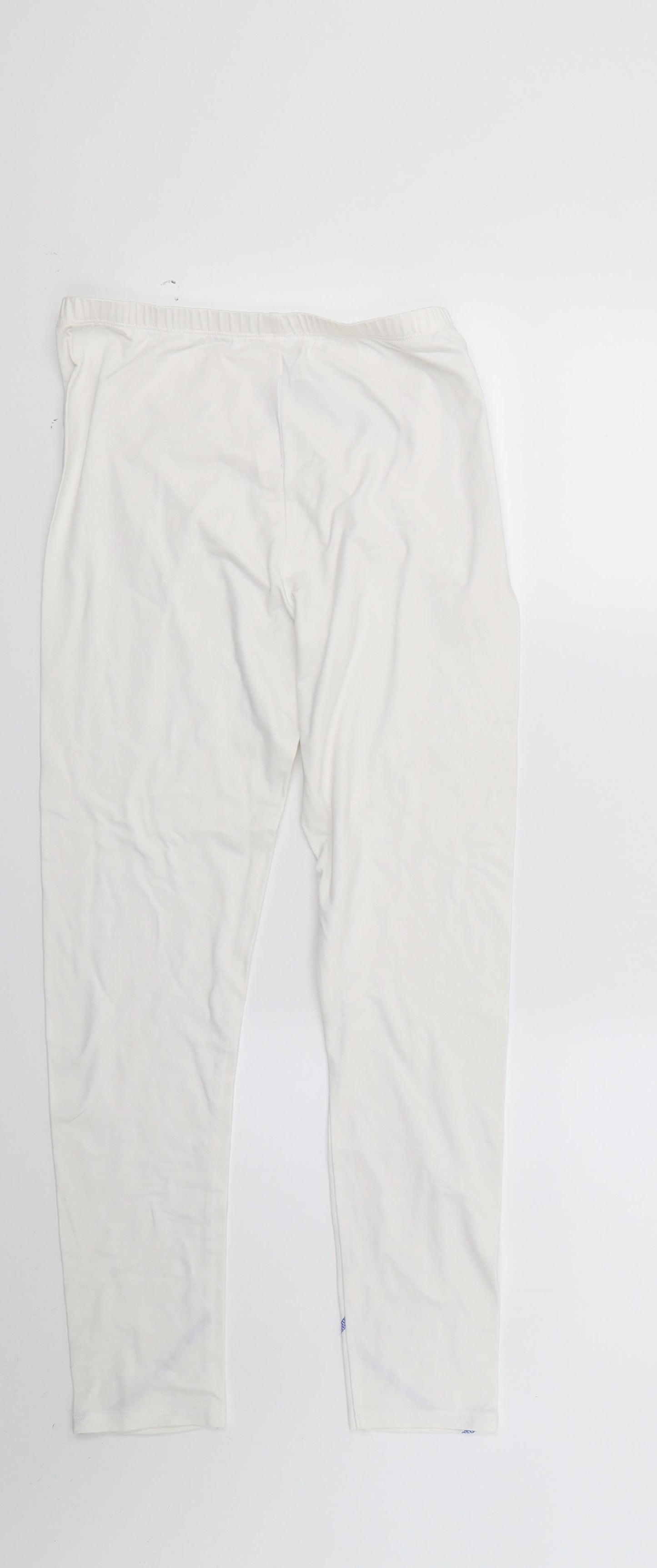 marks  Girls White   Jogger Trousers Size 13 Years - LEGGING