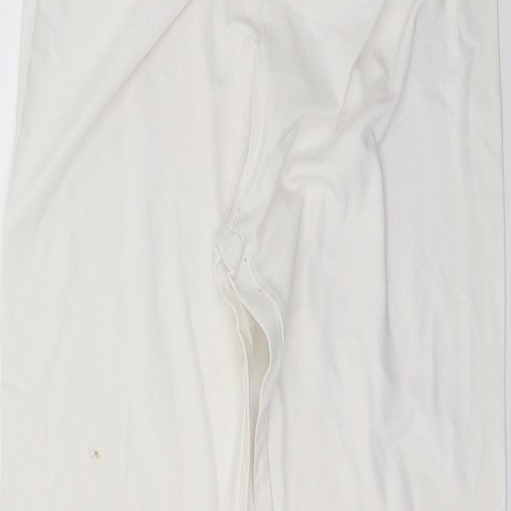 marks  Girls White   Jogger Trousers Size 13 Years - LEGGING
