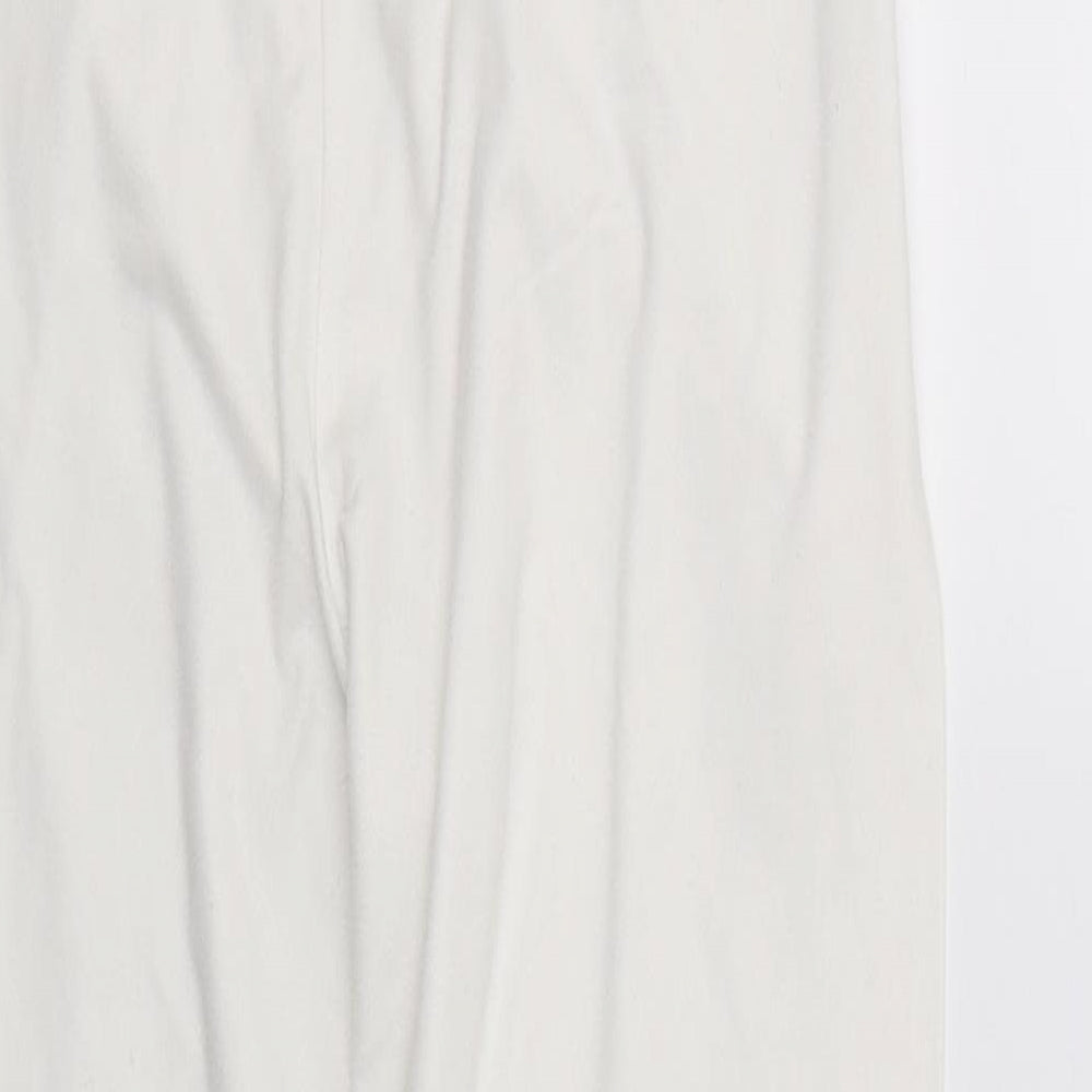 marks  Girls White   Jogger Trousers Size 13 Years - LEGGING