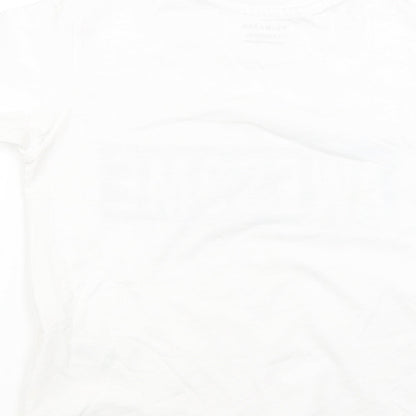 Primark Boys White   Basic T-Shirt Size 6-7 Years