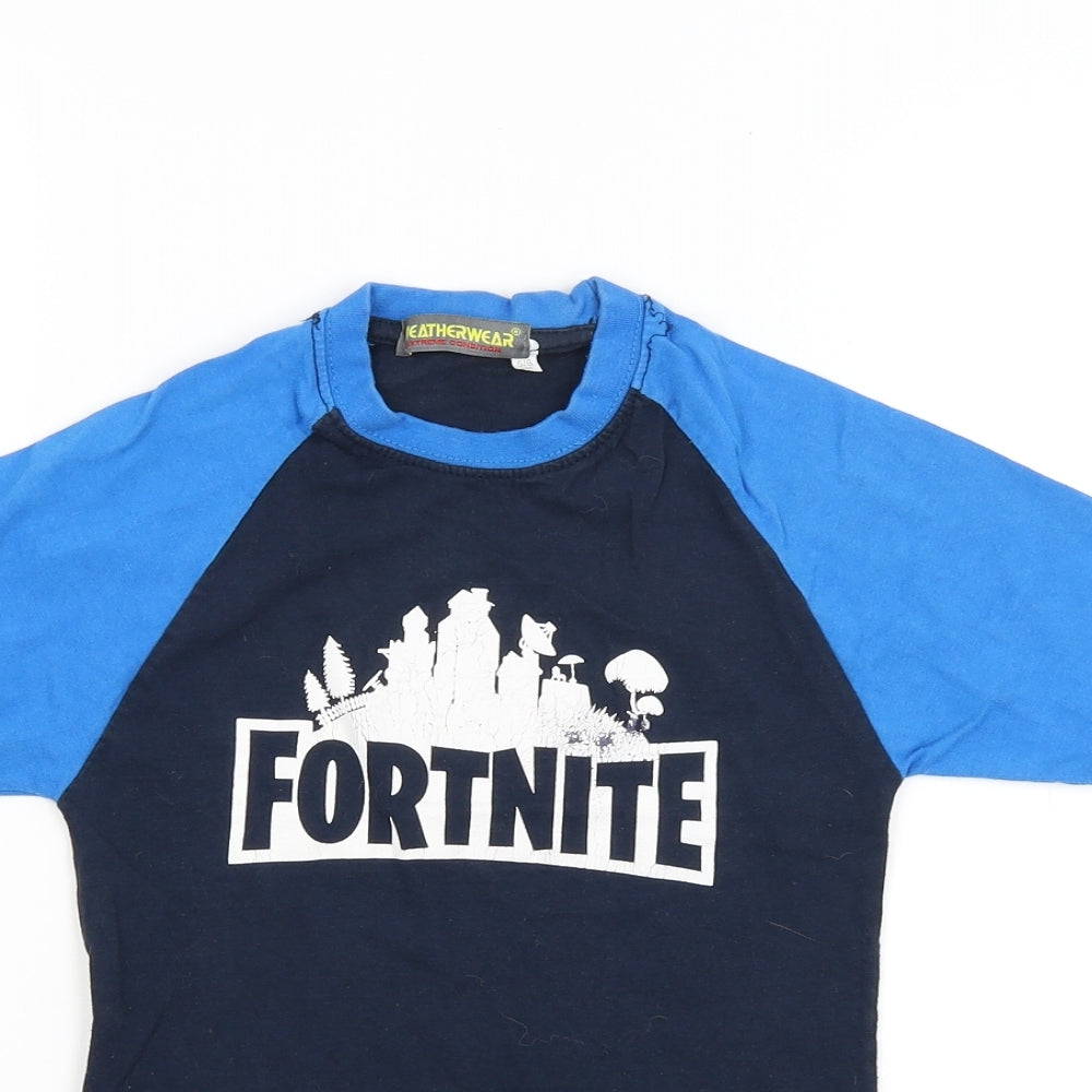 weatherwear Boys Black    Pyjama Top Size 5-6 Years