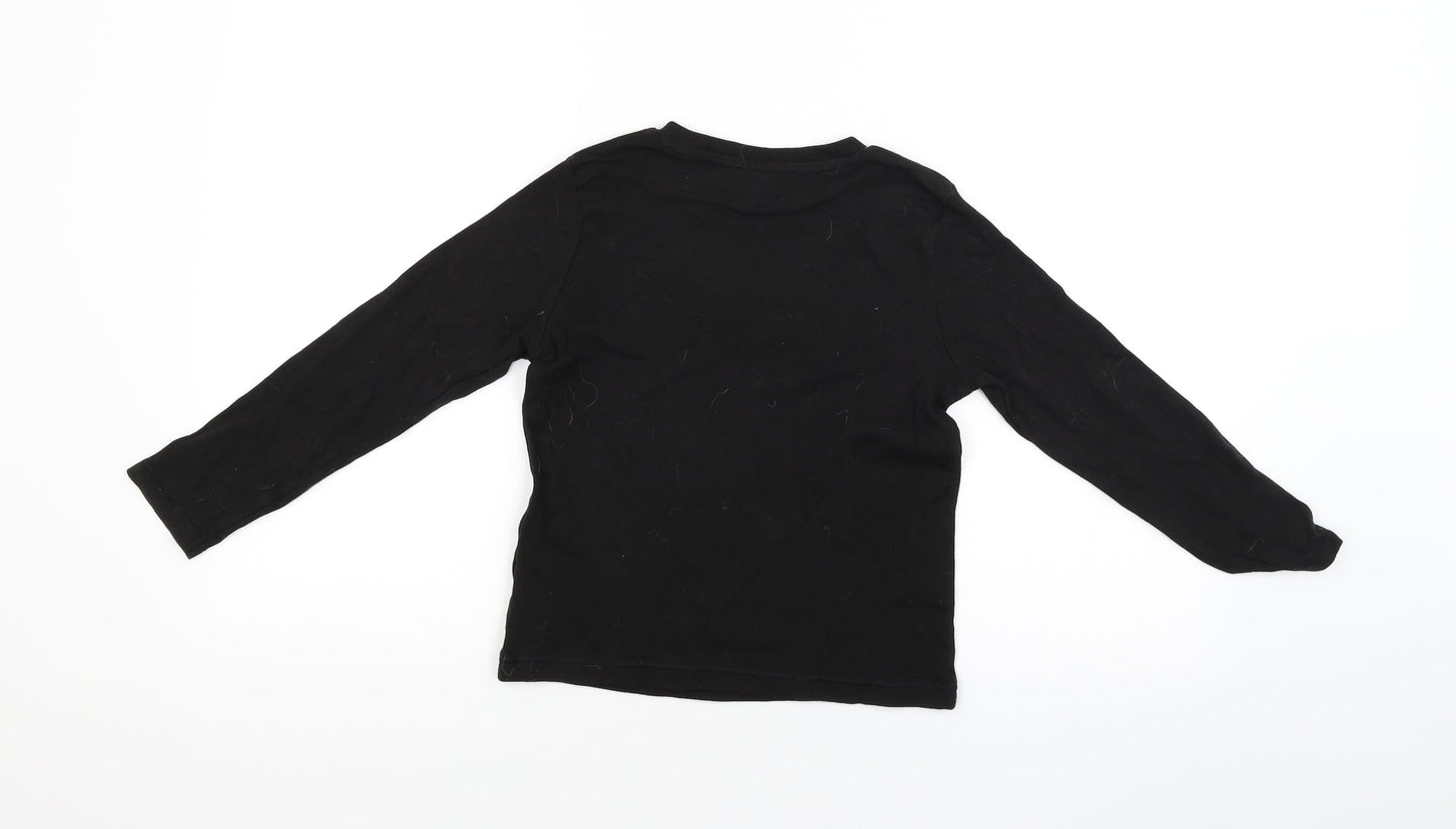LEGO Boys Black   Basic T-Shirt Size 7-8 Years  - lego