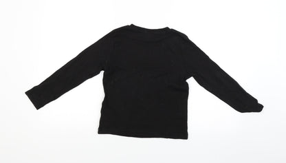 LEGO Boys Black   Basic T-Shirt Size 7-8 Years  - lego