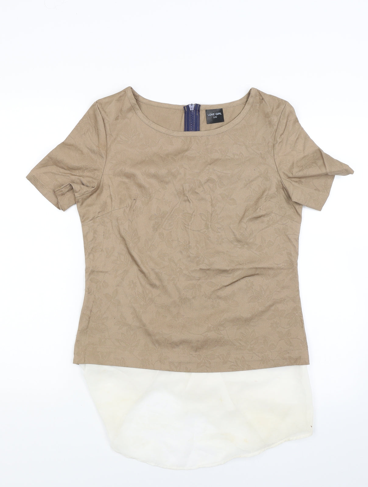 Love Girl Womens Beige   Pencil Dress  Size S