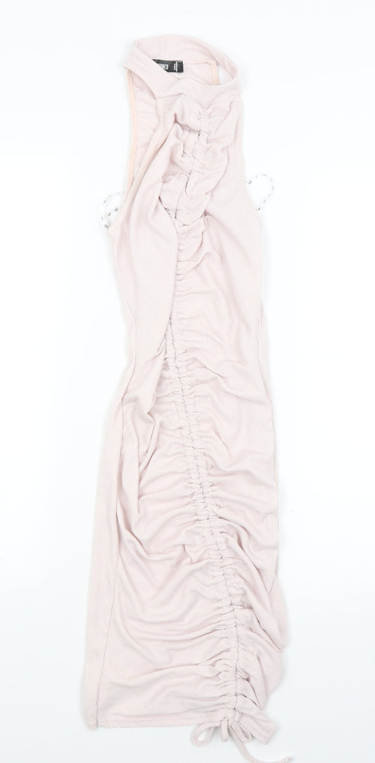 Missguided Womens Pink   Pencil Dress  Size 8