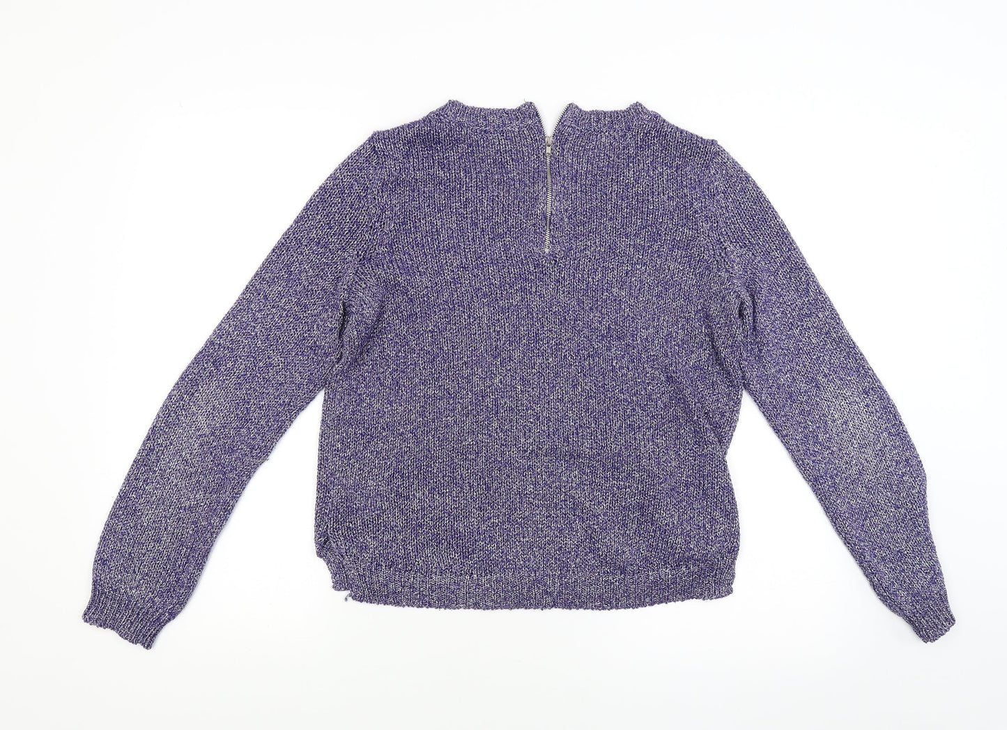Divided Womens Purple   Pullover Jumper Size 8