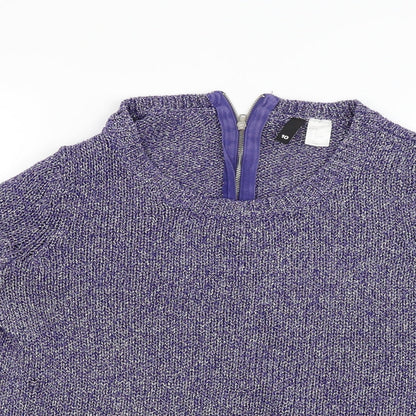 Divided Womens Purple   Pullover Jumper Size 8