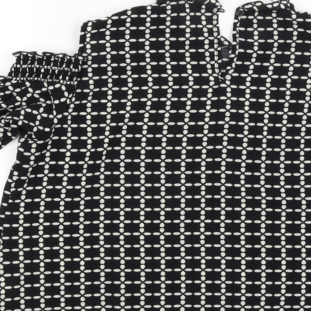 Womens UK Size 12 Atmosphere Black Camisole Blouse
