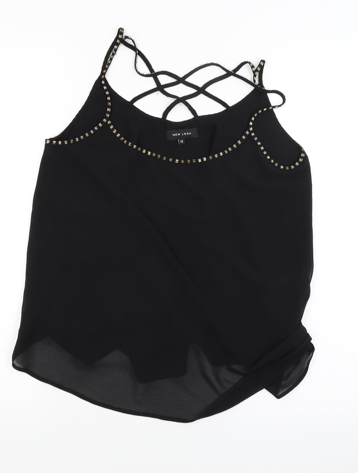 New Look Womens Black   Tank Dress  Size 12