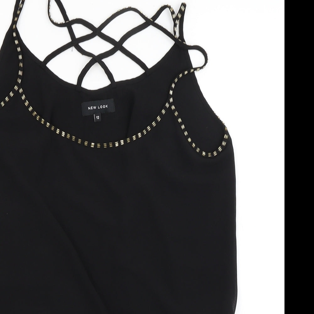New Look Womens Black   Tank Dress  Size 12