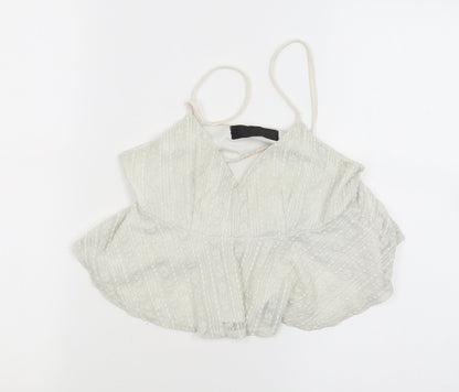 Topshop Womens Beige   Basic Tank Size 10