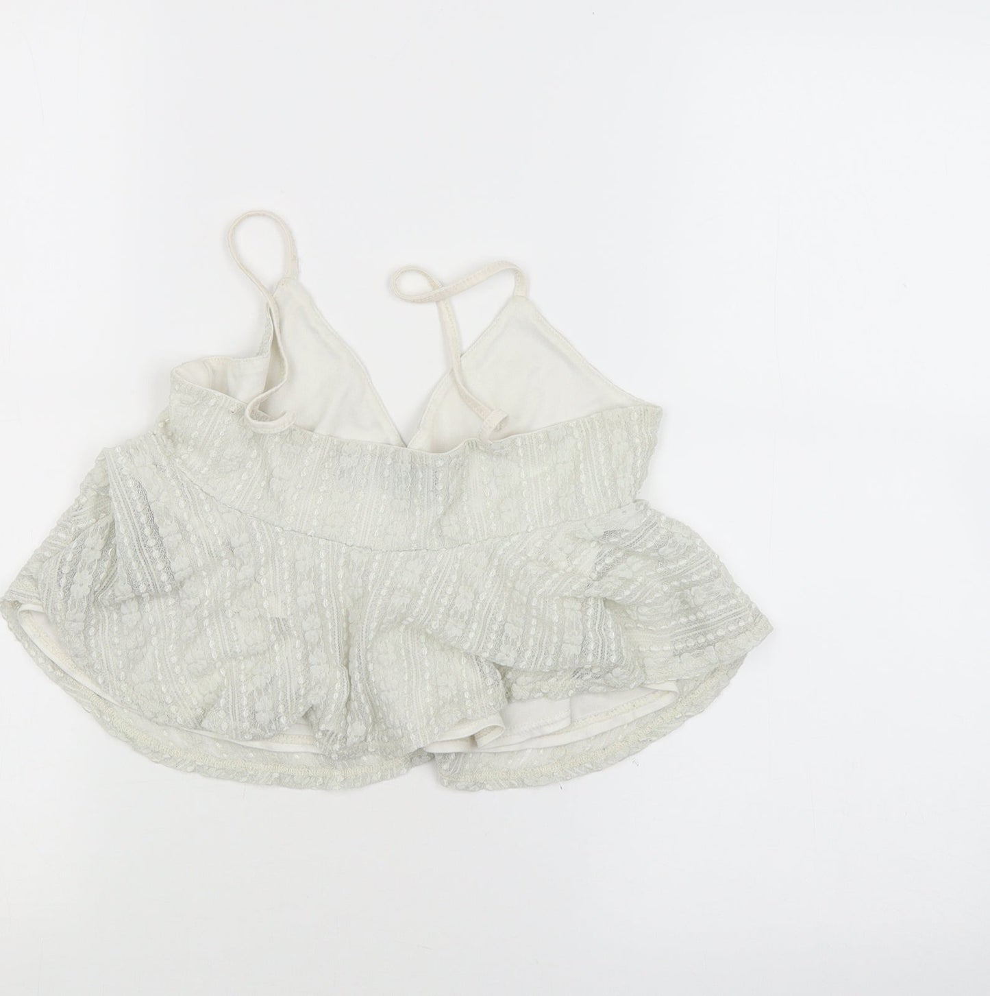 Topshop Womens Beige   Basic Tank Size 10