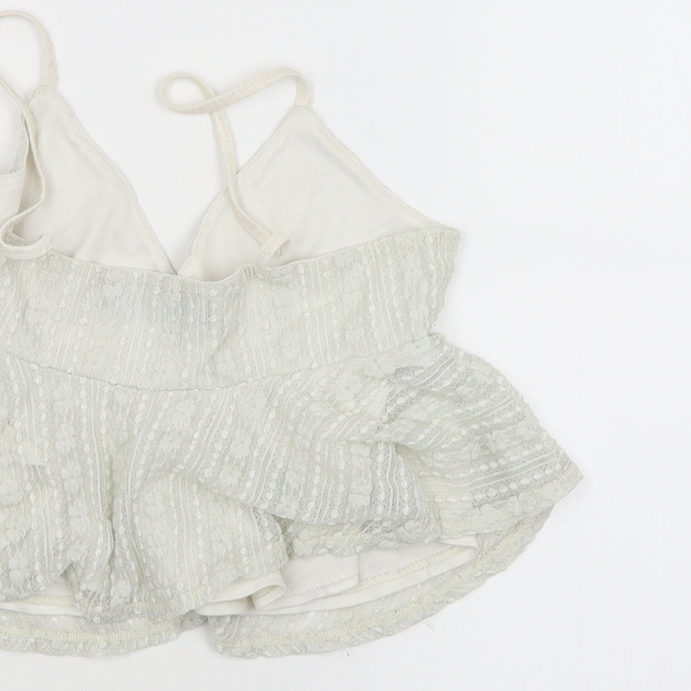 Topshop Womens Beige   Basic Tank Size 10
