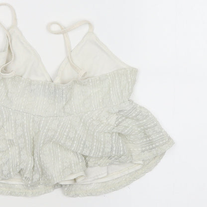 Topshop Womens Beige   Basic Tank Size 10