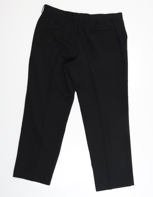 Womens UK Size 36 Marks & Spencer Regular Fit  Black Trousers