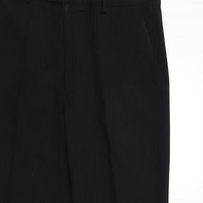 Womens UK Size 36 Marks & Spencer Regular Fit  Black Trousers