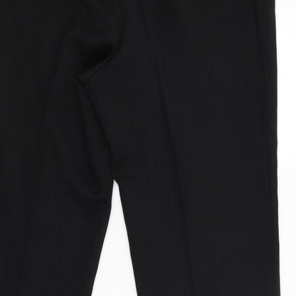 Womens UK Size 36 Marks & Spencer Regular Fit  Black Trousers