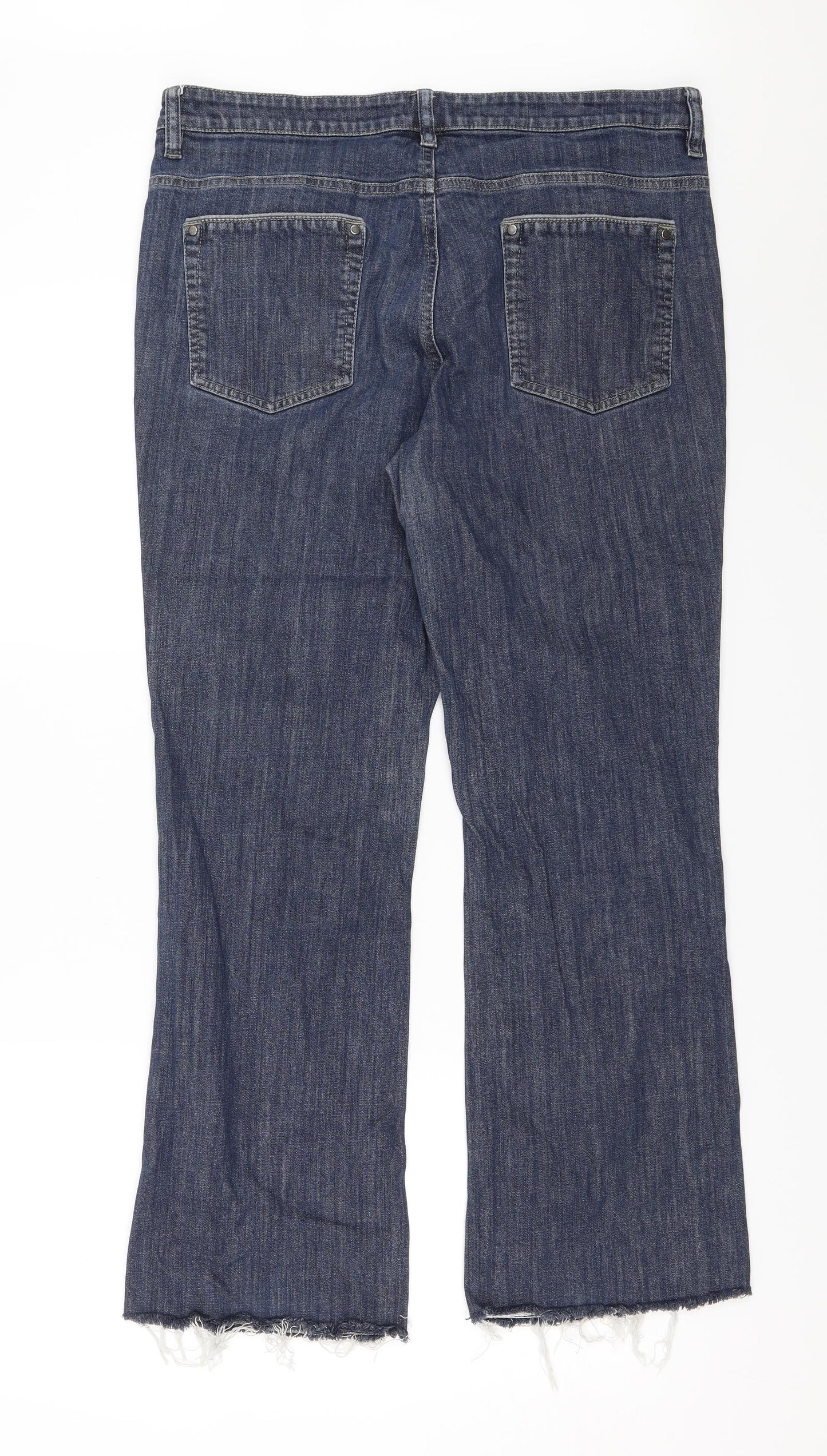Planet Womens Blue  Denim Straight Jeans Size 32 in L26 in